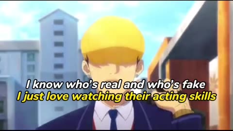 i love your acting skill
