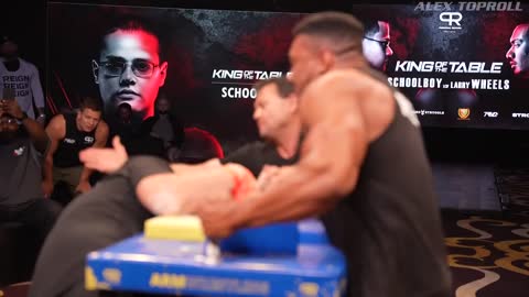 SCHOOLBOY VS LARRY WHEELS | ARM WRESTLING SUPER MATCH 2021