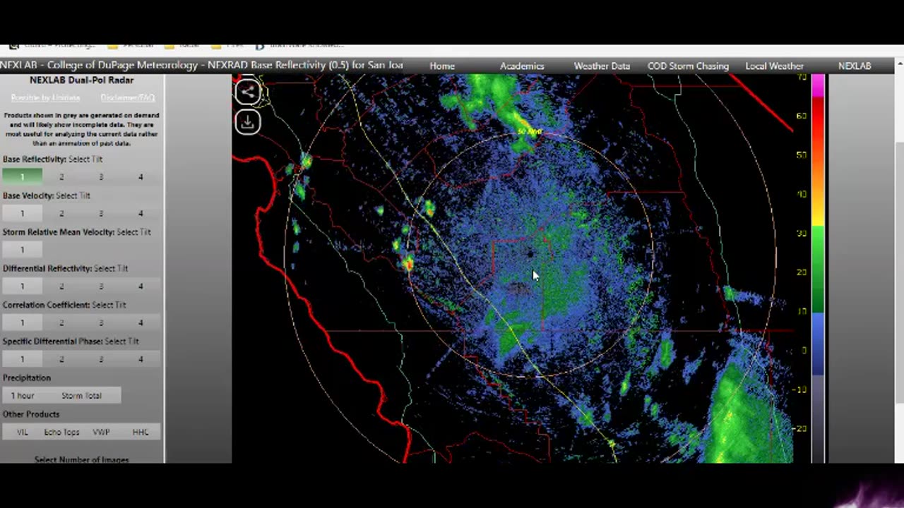 Steering Hilary Straight into KSOX Los Angeles Radar, et al.