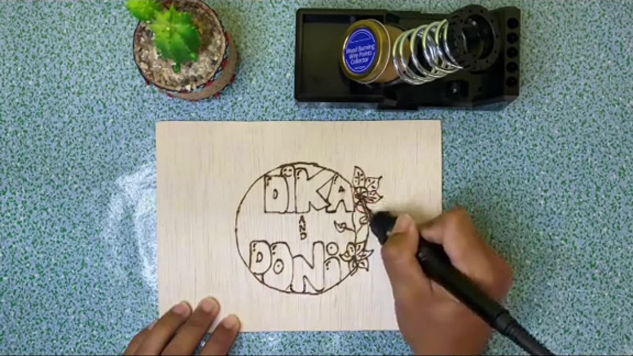 Doodle Art phyrograph