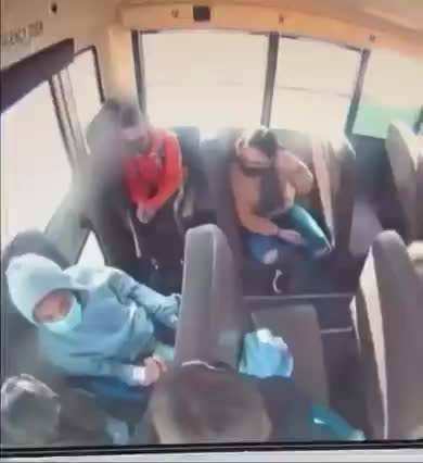 School bus was Tboned