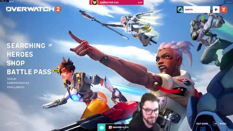 OVERWATCH 2 #1 PEAK TANK DOOMFIST PLACEMENTS!! LETS GOOOOO SICK + HUNGOVER WE GOOD (2x)