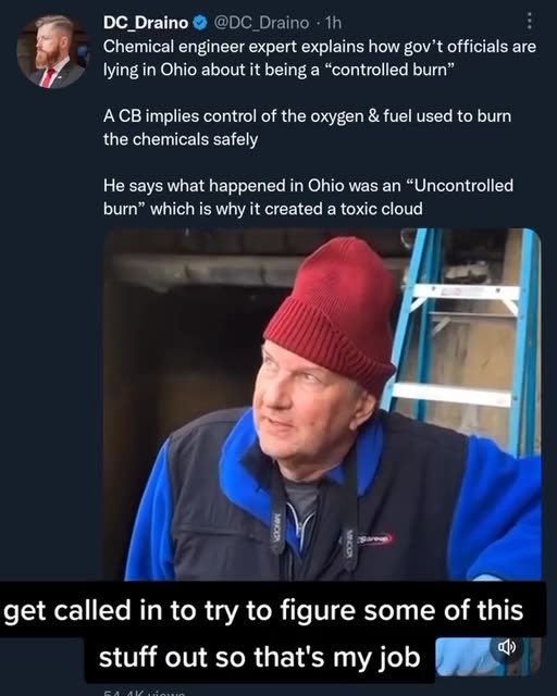 Chemical engineer explains what was done in East Palestine was NOT a controlled burn 😱😱😱