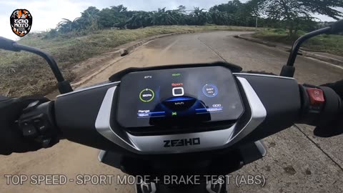 Zeeho AE8 S Electric / Top Speed per Ride Mode / ABS Test / POV Ride