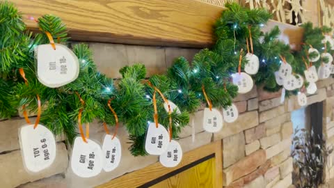 A giving tree at Aspire Credit Union in Minot