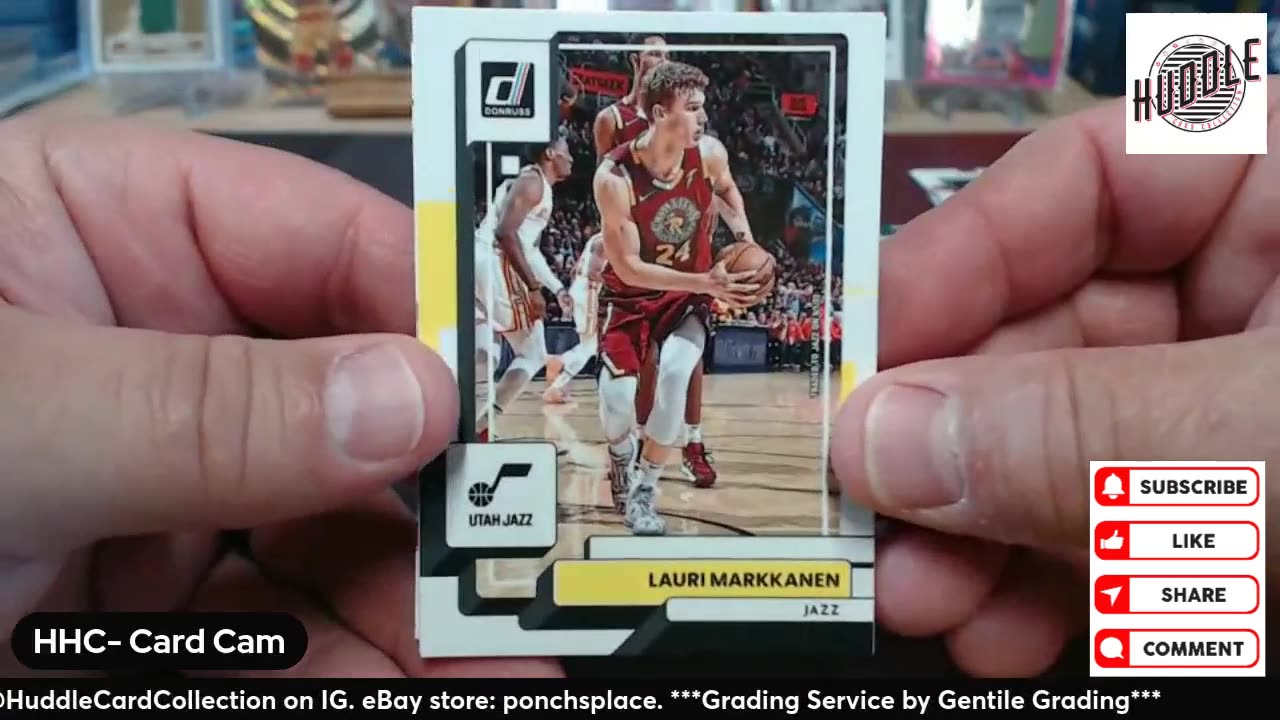 Pulling Green Laser Holos From 2022-2023 Donruss Basketball Value Packs