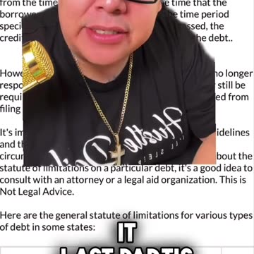 Dont Pay These Debts After a Certain Time