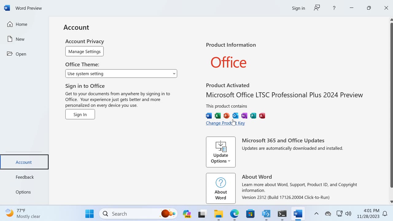 active office 2024 on windows 11 windows 10 free