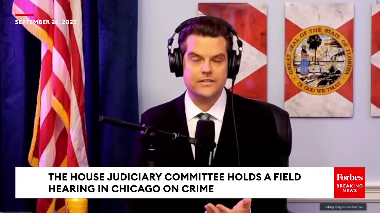 JUST IN- Matt Gaetz Asks Witnesses Point Blank If Chicago Is 'Savable'