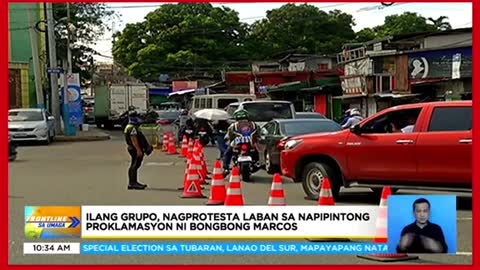 Ilang grupo, nagprotesta sa napipintong proklamasyon ni Marcos Jr.