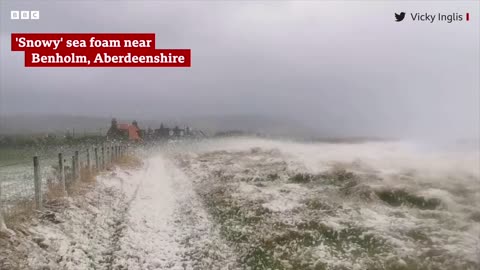 Key moments as Storm Babet crashes into Scotland... in 60 seconds