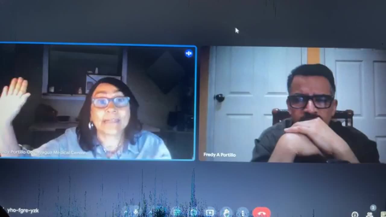 Dr Fredy Portillo y Dr Pablo Sirna de Argentina