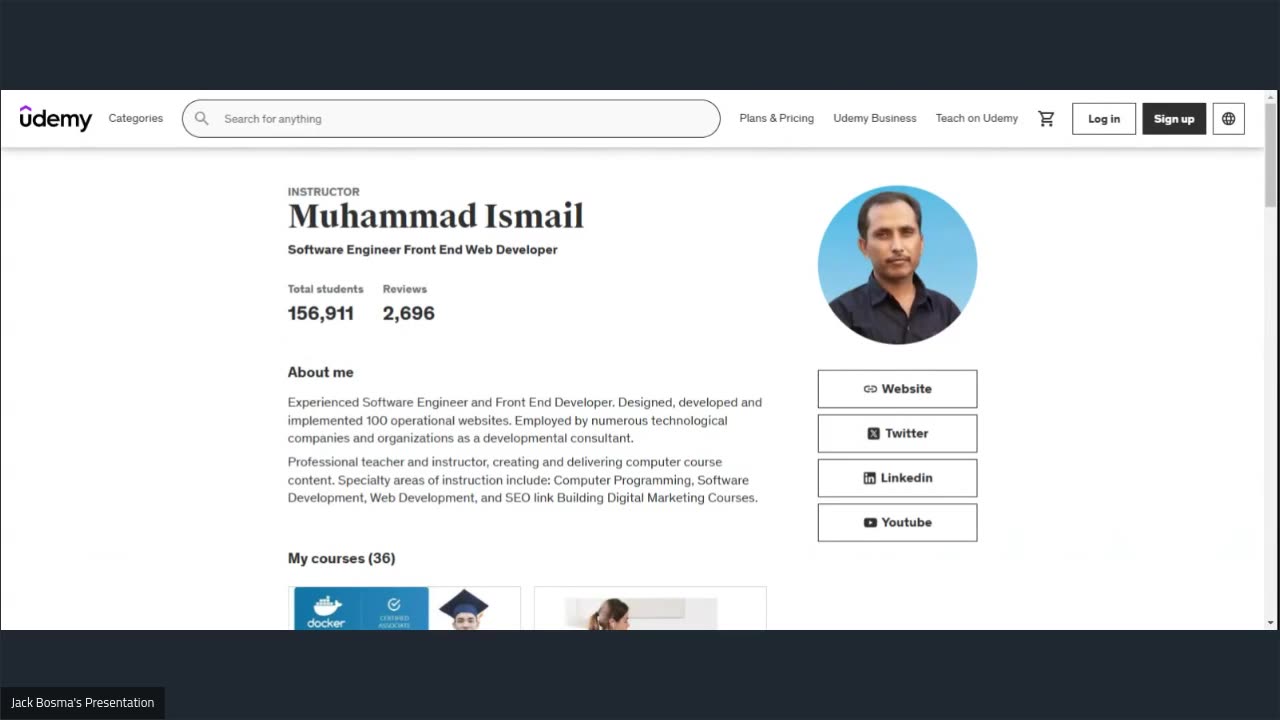 https://www.udemy.com/user/muhammad-ismail-21/ Free Courses By Contacting Me Directly Only