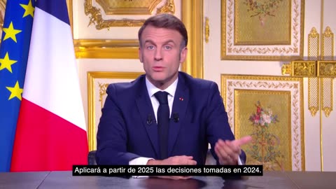 Macron anuncia que no dimitirá y acabará su mandato