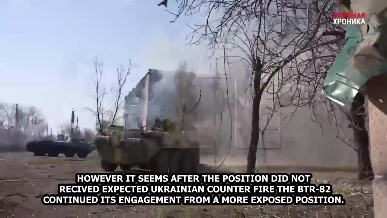 ukraine war russian btr 82 in urban combat during battle for mariupol