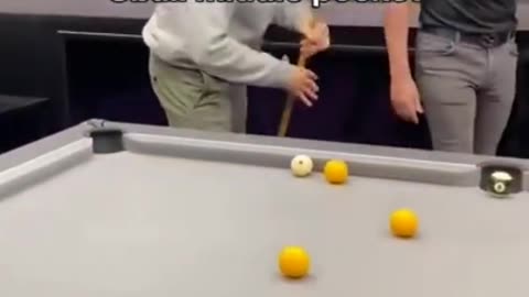 Billiards: how to shock your opponent 😂