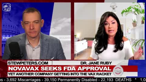 Stew Peters Show: Novavax seeks FDA approval. Another company joins the vaxx racket.
