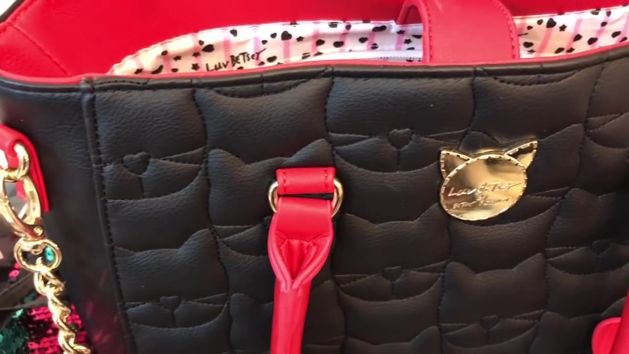 What's in my Betsey Johnson Satchel Bag? New Stuff