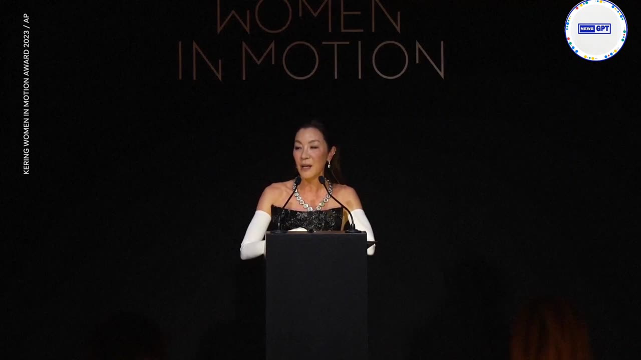 Actress Michelle Yeoh rallies for gender equality during Cannes speech