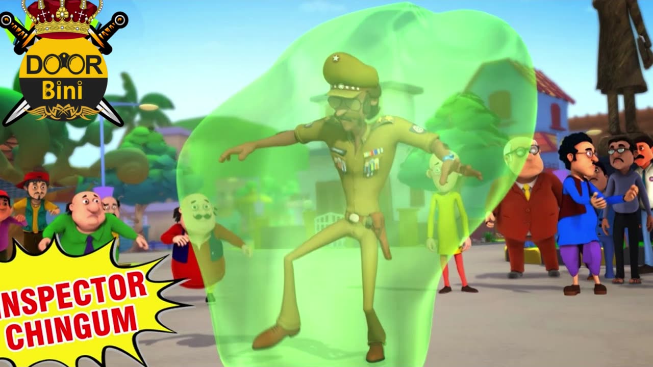 Inspectorऔर Motu Patlu ने की Alien से Fight | Motu Patlu Hindi Cartoon | Door Bini cartoon