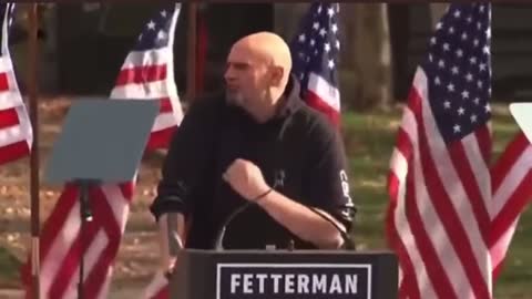 God Catches Fetterman Lying, Topples His American Flags