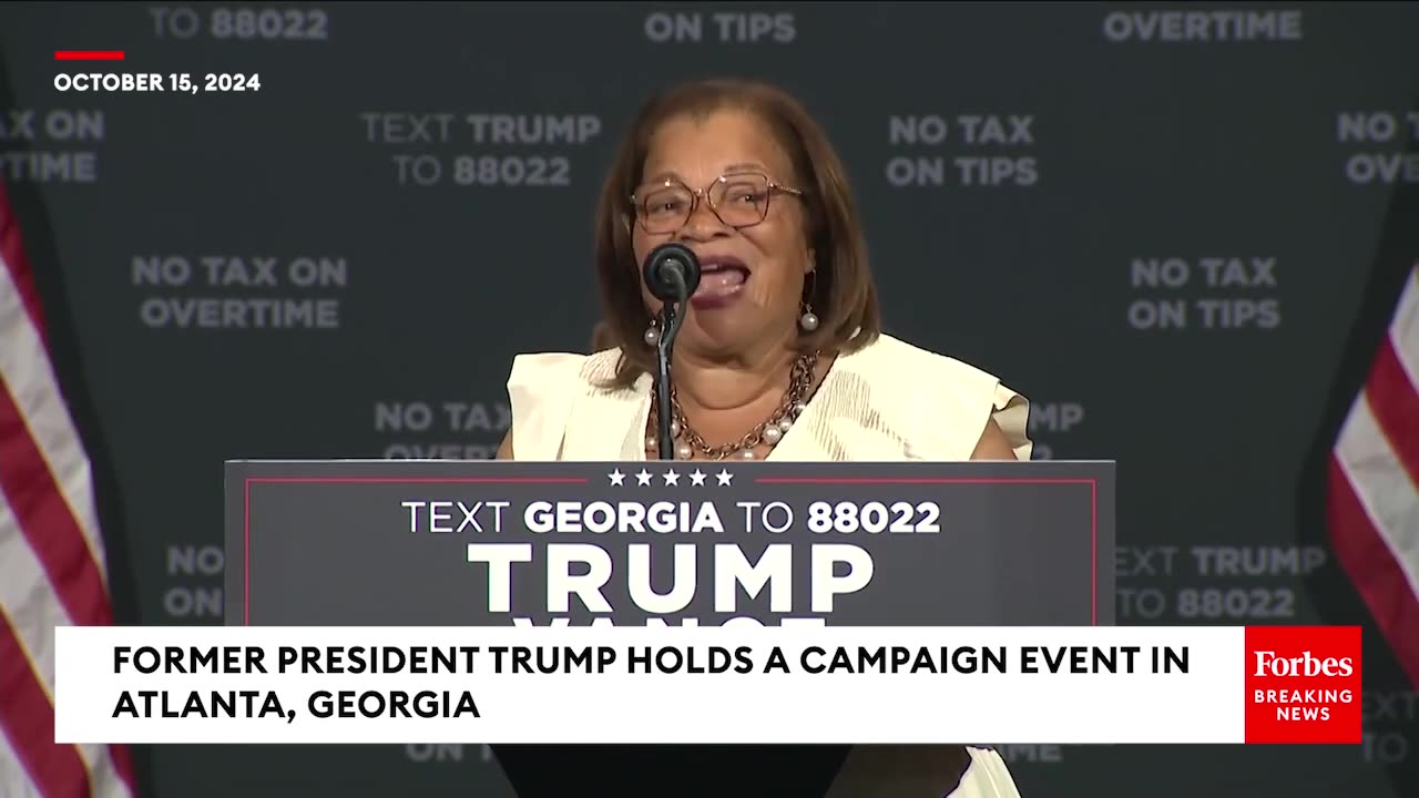 Alveda King Thanks God for Trump October 15th, 2024 - Atlanta, Georgia