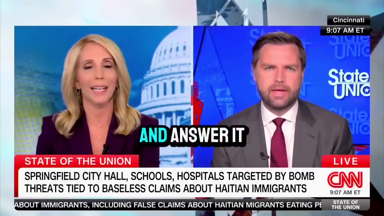 HOLY MOLY! Dana Bash was not happy when JD Vance Destroyed her ! This was epic