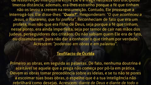 Evangelho da Quarta-feira da Oitava de Páscoa - Ano A Lc 24, 13-35