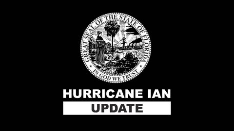 Governor DeSantis Delivers an 8:45 A.M. Update on Hurricane Ian