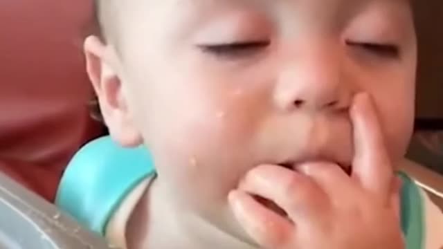 Funny Baby Videos eating # Short