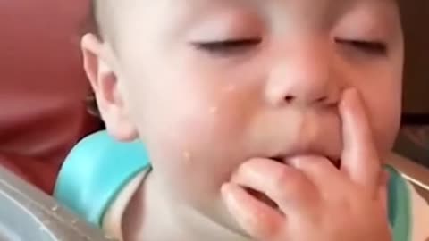 Funny Baby Videos eating # Short