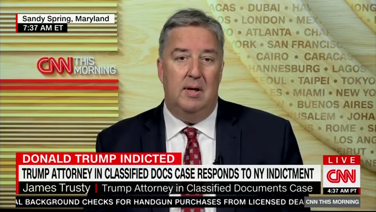 Trump Attorney Says Indictment Is An 'Astounding Bad Moment' In US