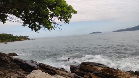 Beach Curral in Ilhabela - North Coast of São Paulo