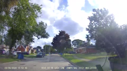 Roundtrip Drive From Levagood Area, Dearborn; To St. Linus Catholic School, Dbn Hgts, MI, 9/6/24