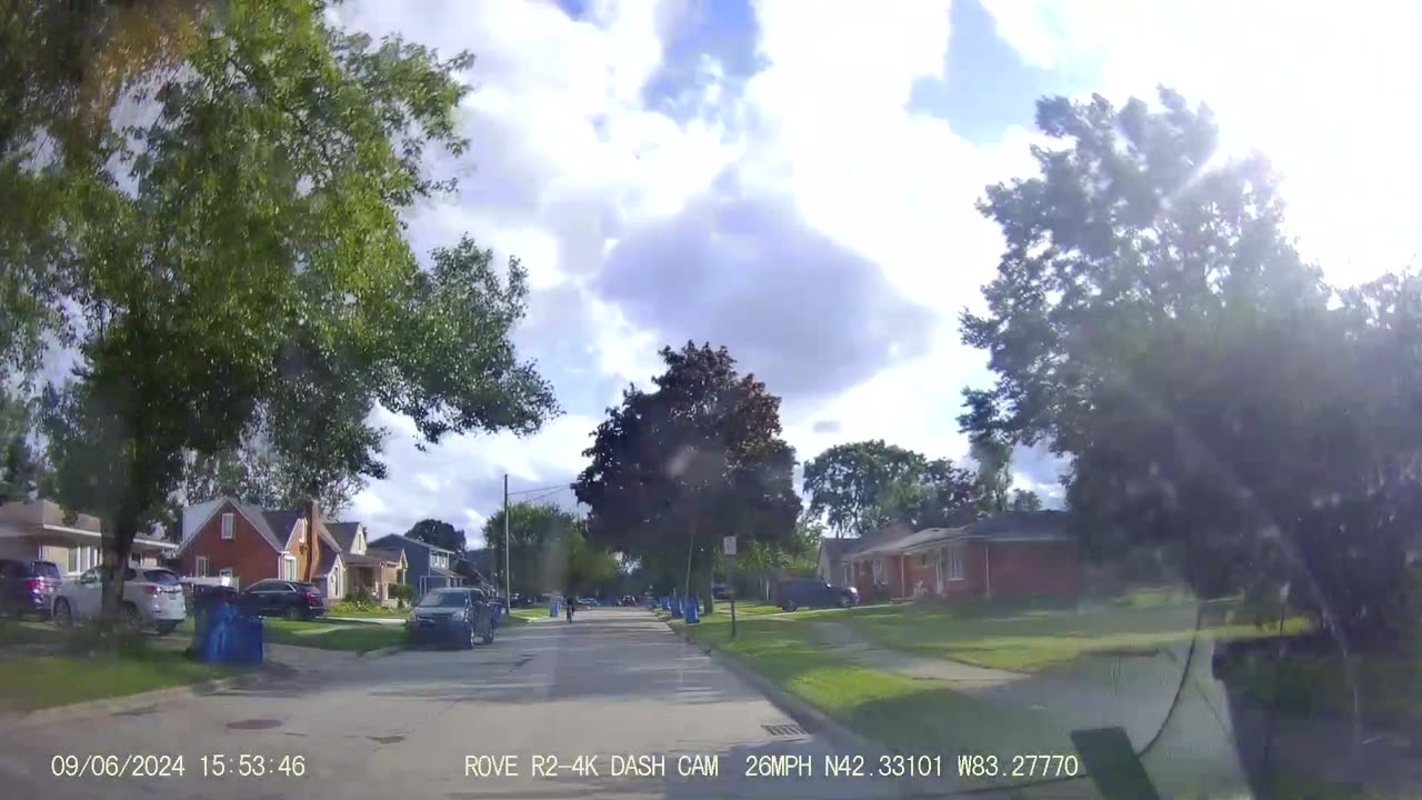 Roundtrip Drive From Levagood Area, Dearborn; To St. Linus Catholic School, Dbn Hgts, MI, 9/6/24