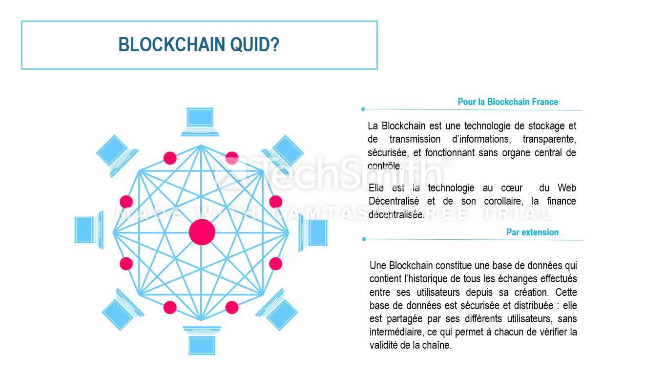 Module 2 : Initiation à la Blockchain; segment 1 : La Blockchain quid?