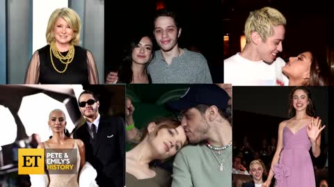 Pete Davidson and Emily Ratajkowski Embrace Each Other in PDA(1)