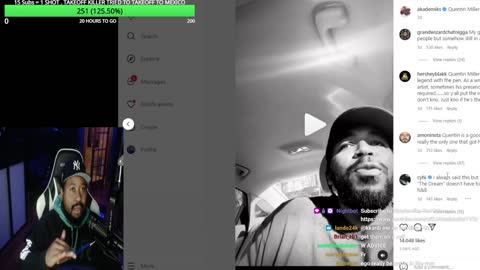 “I’m Not a Ghost!” Akademiks reacts to Quentin Miller mad about not being able to claim his work