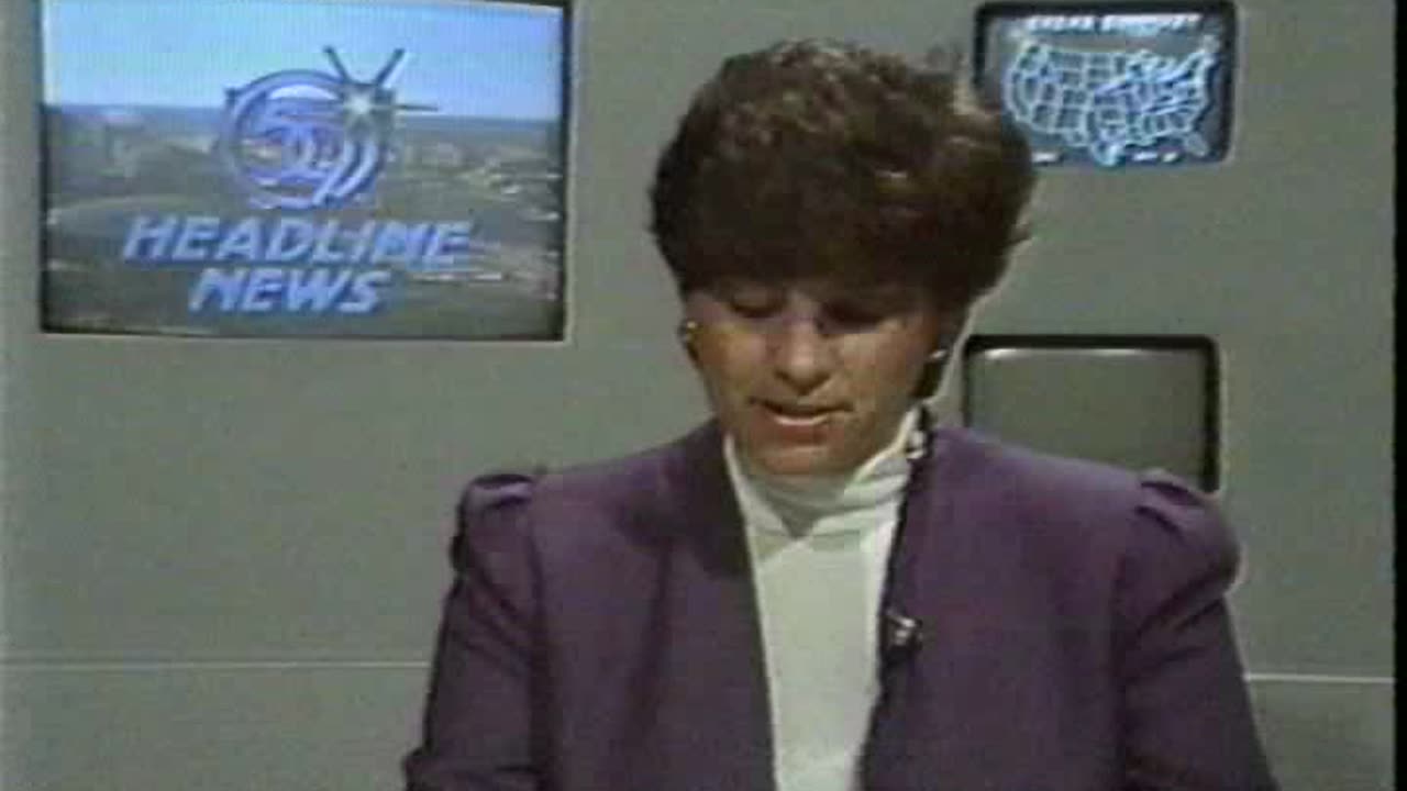 May 1985 - Kim Sanders WPDS Indianapolis Newsbreak (Joined in Progress)