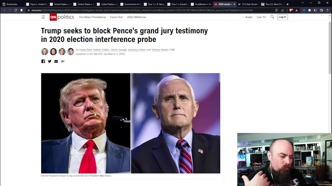 Trump and Pence Align in Fight Against Grand Jury Subpoena from Special Counsel Smith