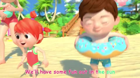 Beach Song _ CoComelon Nursery Rhymes _ Kids Songs