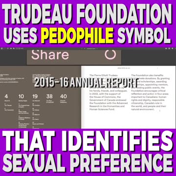 Justin Trudeau Promoting Pedophilia Trudeau Foundation using Pedophile