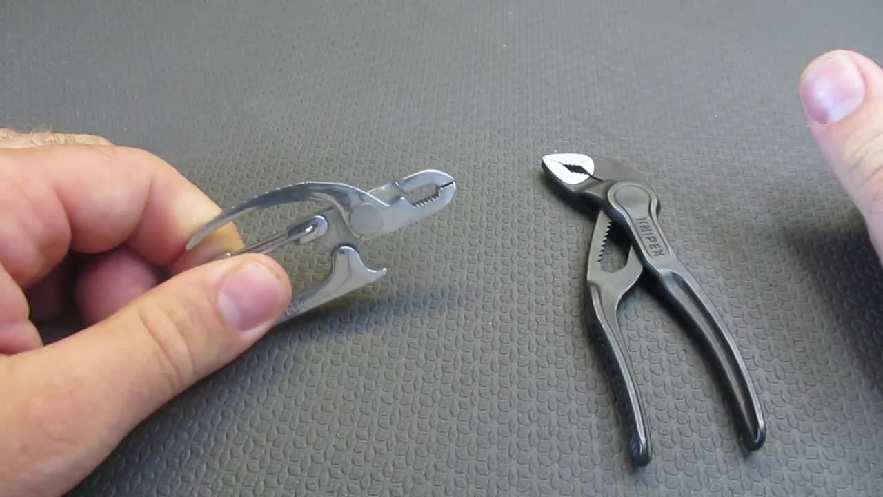 Screwpop Pliers vs Knipex Cobra Pliers EDC Multi-Tool Kits