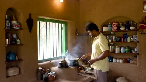VEGETABLE Recipe | SAMBAR Rice Recipe || Veg Village Food Cooking in Village || The Traditional Life