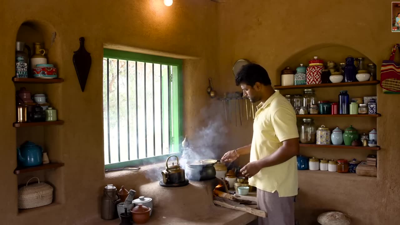 VEGETABLE Recipe | SAMBAR Rice Recipe || Veg Village Food Cooking in Village || The Traditional Life