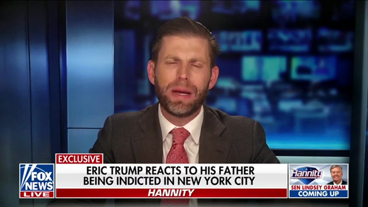 Eric Trump speaks out on father's indictment: 'These people are evil'