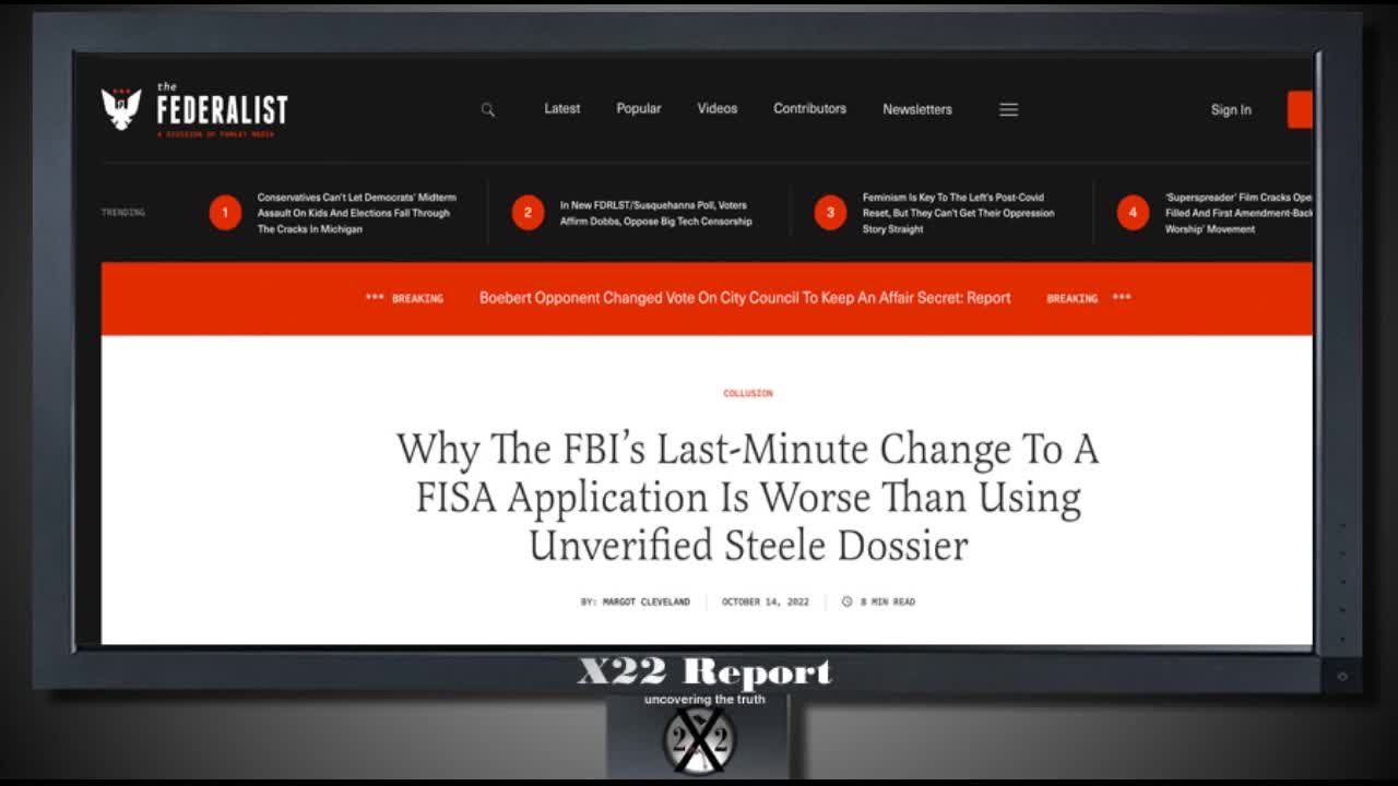 X22 Report vom 16.10. 2022 - Die dunkle Welt wird aufgedeckt,