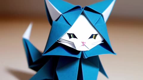 Origami Cat Picture ☯️