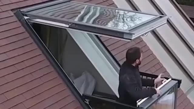 Every house needs one of these windows that becomes a balcony