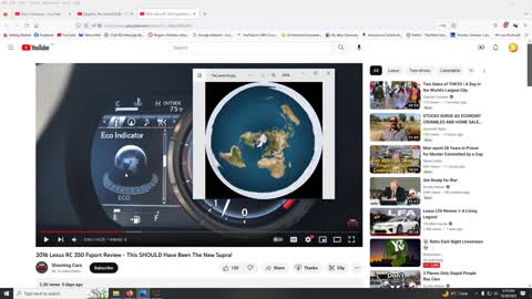 Lexus Flat Earth Map